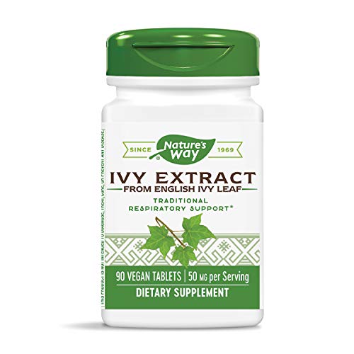 Natures Way Ivy Extract from English Ivy Leaf 50 mg Potency, 90 ...