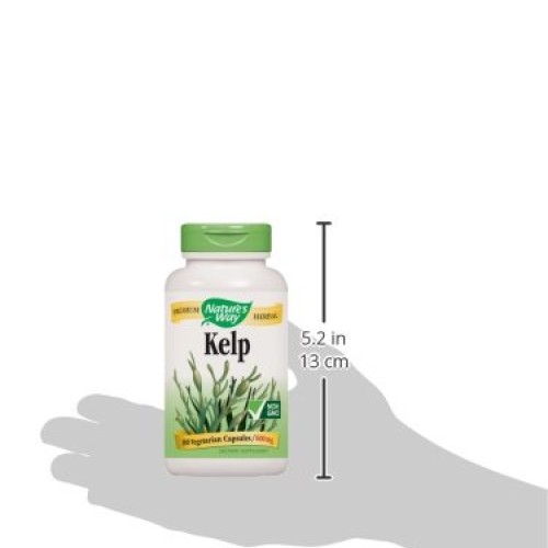 Natures Way Kelp 600 mg Non-GMO Project Verified Gluten Free Veg...