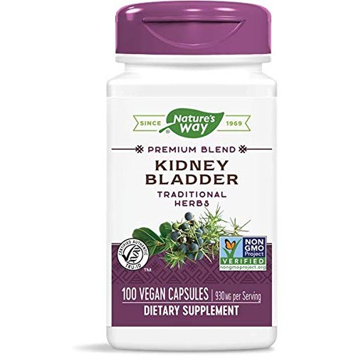 Natures Way Kidney Bladder, 465 mg per capsule, 100 Vcaps, Pack ...