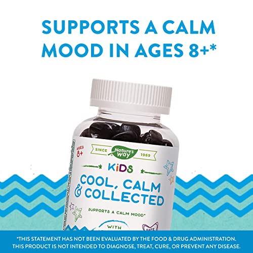 Natures Way Kids Cool, Calm & Collected, Ages 8+, Grape Flavored...