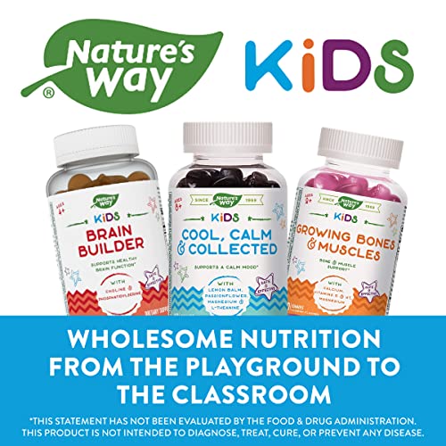 Natures Way Kids Cool, Calm & Collected, Ages 8+, Grape Flavored...