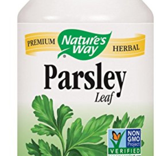 Natures Way Premium Herbal Parsley Leaf 900 mg, 100 Vegetarian C...