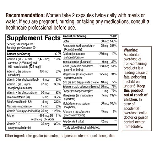 Natures Way Prenatal Multi-Vitamin, 180 Capsules