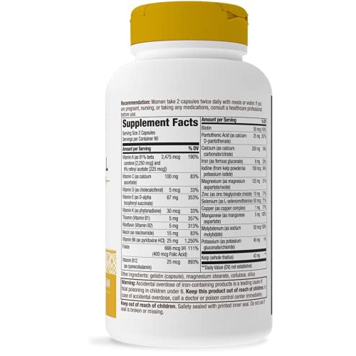 Natures Way Prenatal Multi-Vitamin, 180 Capsules