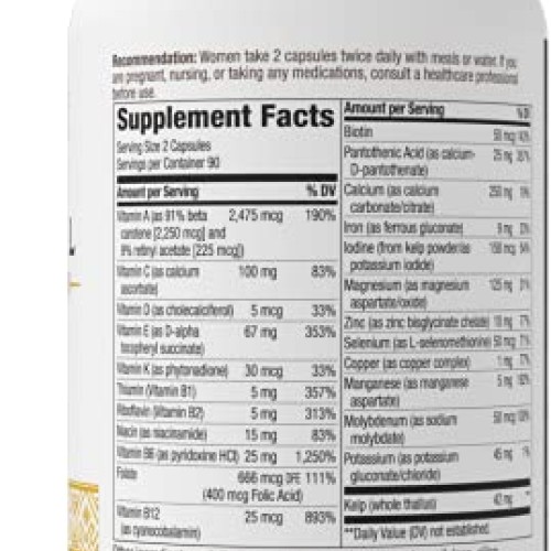 Natures Way Prenatal Multi-Vitamin, 180 Capsules