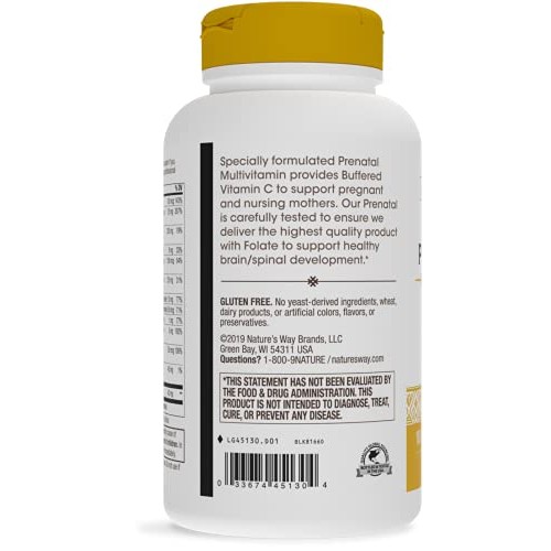 Natures Way Prenatal Multi-Vitamin, 180 Capsules