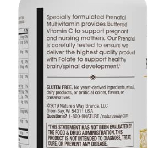 Natures Way Prenatal Multi-Vitamin, 180 Capsules