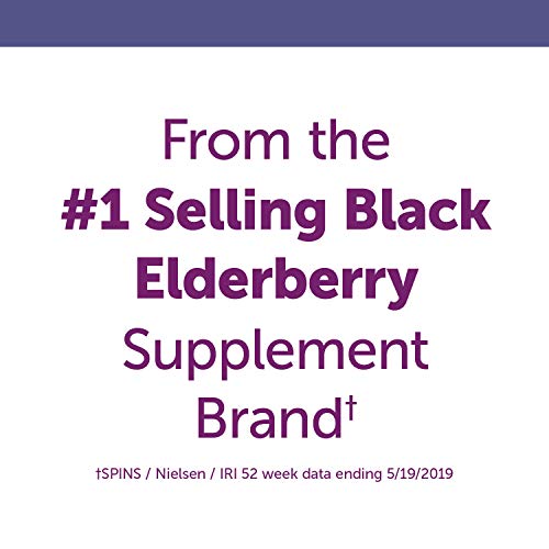 Natures Way Sambucus Elderberry Lozenges, 1000 Mg Vitamin C Per ...