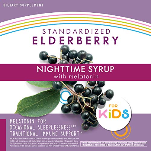Natures Way Sambucus Nighttime Syrup for Kids,