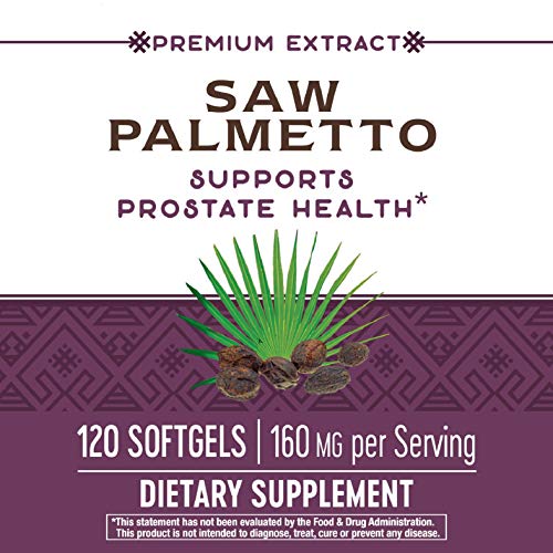 Natures Way Saw Palmetto Standardized Extract Prostate Health, 1...