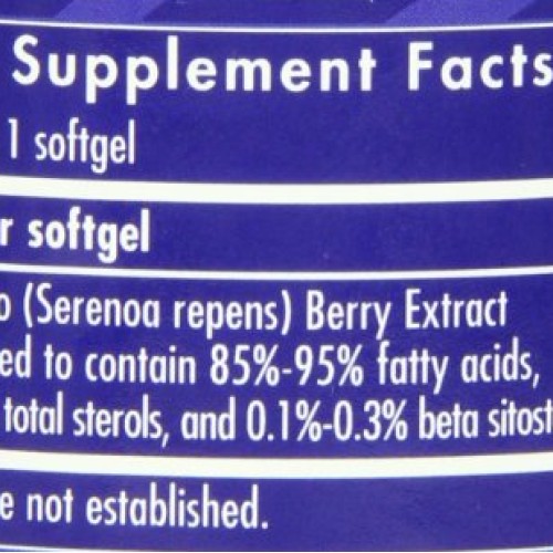 Natures Way Saw Palmetto Standardized Extract Prostate Health, 1...