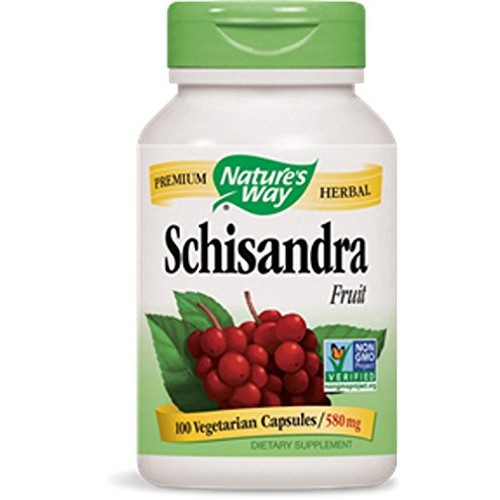 Natures Way Schisandra Fruit -- 100 Capsules