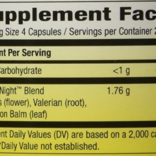 Natures Way Silent Night Capsules, White/Purple, No flavor, 100 ...