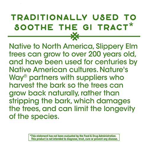 Natures Way Slippery Elm Bark Packaging May Vary