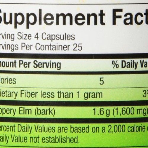 Natures Way Slippery Elm Bark Packaging May Vary