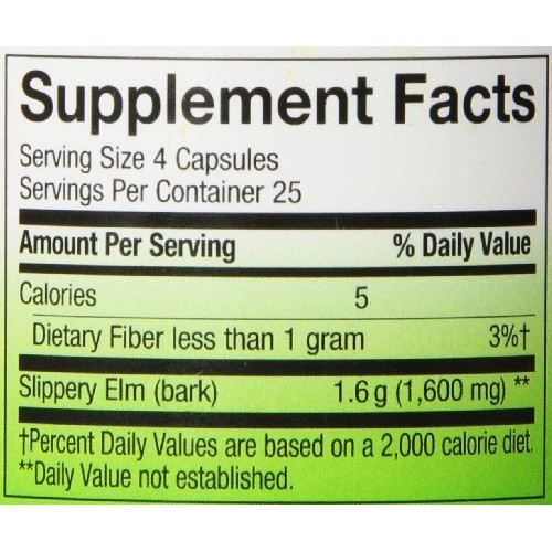 Natures Way Slippery Elm Bark Packaging May Vary