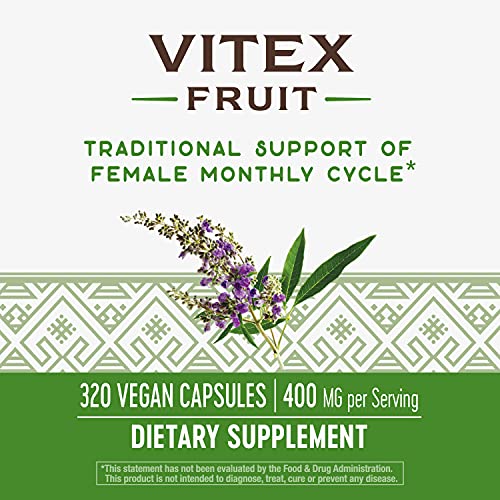 Natures Way Vitex Fruit, Traditional Support of Monthly Cycle*, V...