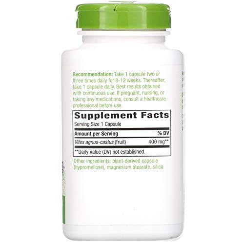 Natures Way Vitex Fruit, Traditional Support of Monthly Cycle*, V...
