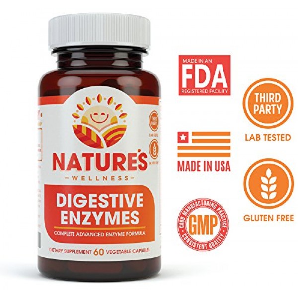 Digestive Enzymes Complete - Advanced Multi Enzyme Supplement for...