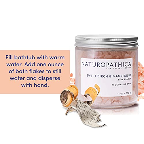 Naturopathica Sweet Birch Magnesium Bath Flakes - Muscle & Joint ...