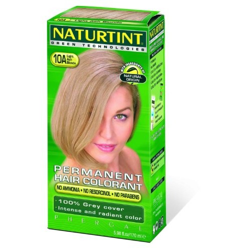 Naturtint 10A Permanent Light Ash Blonde Haircolor Kit, 4.5 Ounce...