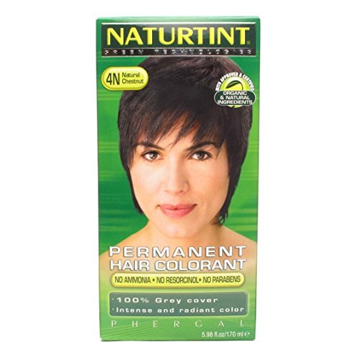 Naturtint 4N Permanent Natural Chestnut Haircolor Kit, 4.5 Ounce ...