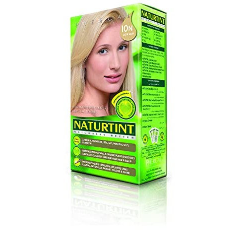Naturtint Permanent Hair Color 10N Light Dawn Blonde Pack of 6,...