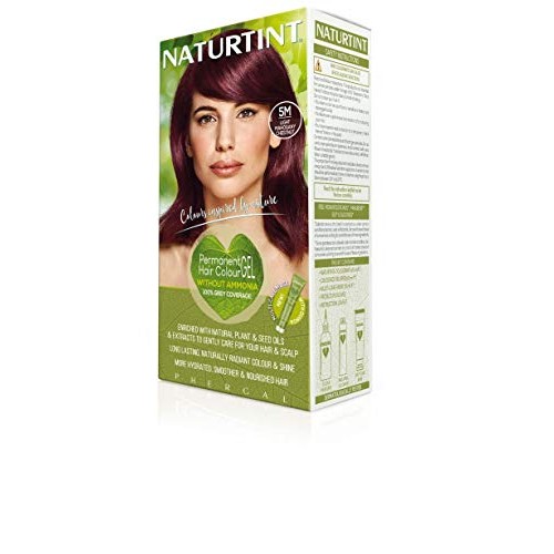 Naturtint Permanent Hair Color, 5M Light Mahogany Chestnut, Plant...