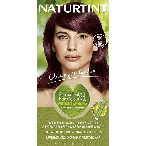 Naturtint Permanent Hair Color, 5M Light Mahogany Chestnut, Plant...