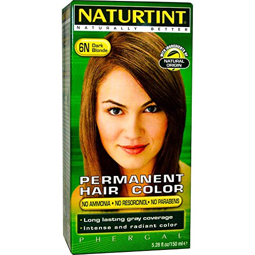 Naturtint, Permanent Hair Color, 6N Dark Blonde, 5.28 fl oz 150 ml