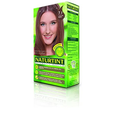 Naturtint Permanent Hair Color 7.7 Chocolate Caramel Pack of 1,...