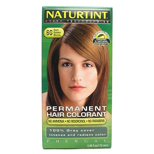 Permanent Hair Color - 6G, Dark Golden Blonde, 5.45 oz 2 pack