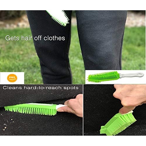 Pet Grooming Glove Kit, Gentle Deshedding Brush Gloves for Dogs &...