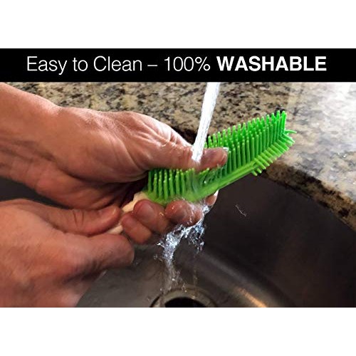 Pet Grooming Glove Kit, Gentle Deshedding Brush Gloves for Dogs &...