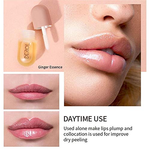 Lip Plumper Set, Natural Lip Plumper and Lip Care Serum,Lip Enhan...