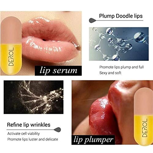Lip Plumper Set, Natural Lip Plumper and Lip Care Serum,Lip Enhan...