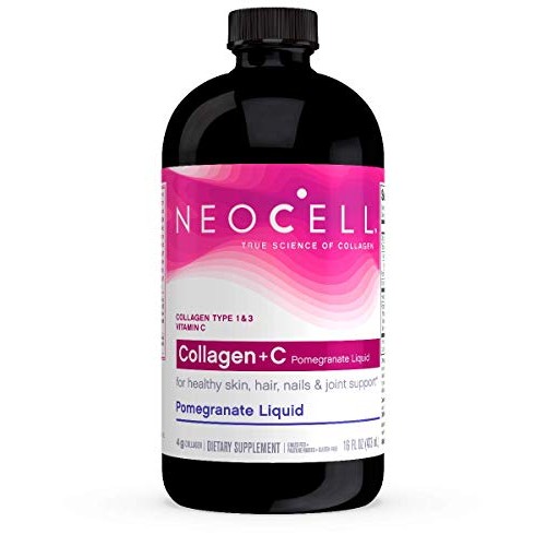 NeoCell Antioxidant Health Collagen + C Pomegranate Liquid 4,000 ...