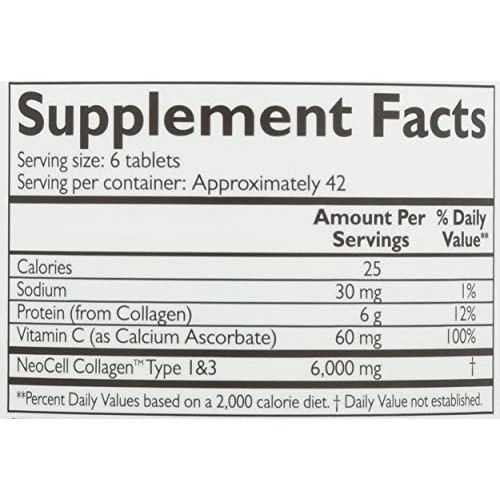 Neocell, Collagen Super Plus C, 250 Tablet 3 Pack