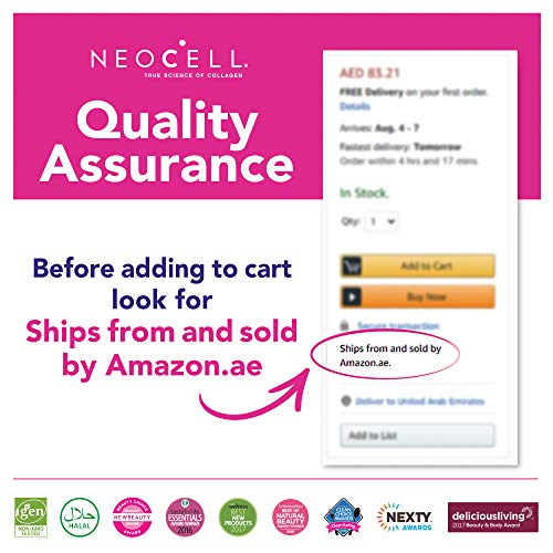 Neocell Super Collagen Type 1 and 3 plus Vitamin C Tablets, 120 C...