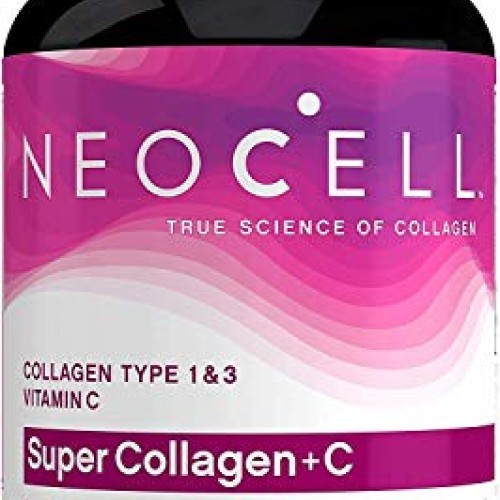 Neocell Super Collagen Type 1 and 3 plus Vitamin C Tablets, 120 C...