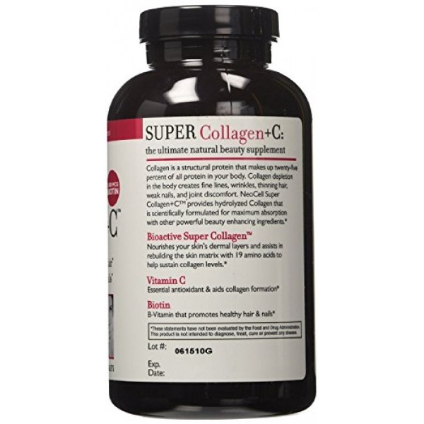 NeoCell Super Collagen Type I & III + Vitamin C - 720 Tablets