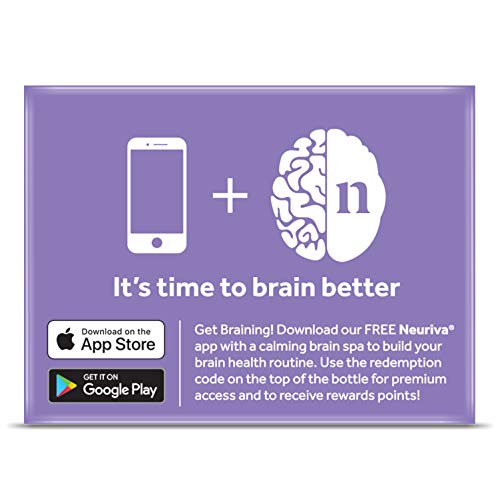 Nootropic Brain Support Supplement - NEURIVA De-Stress Capsules ...