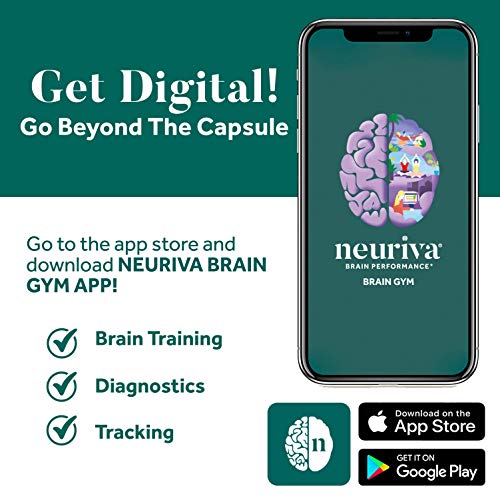 Nootropic Brain Support Supplement - NEURIVA De-Stress Capsules ...