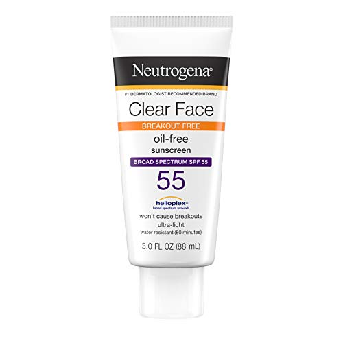 Neutrogena Clear Face Liquid Lotion Sunscreen for Acne-Prone Skin...