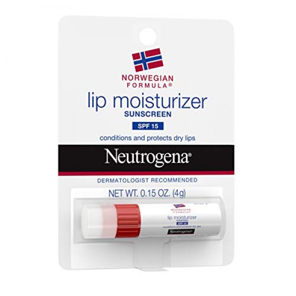 Neutrogena Lip Moisturizer Spf#15 Stick 3 Pack