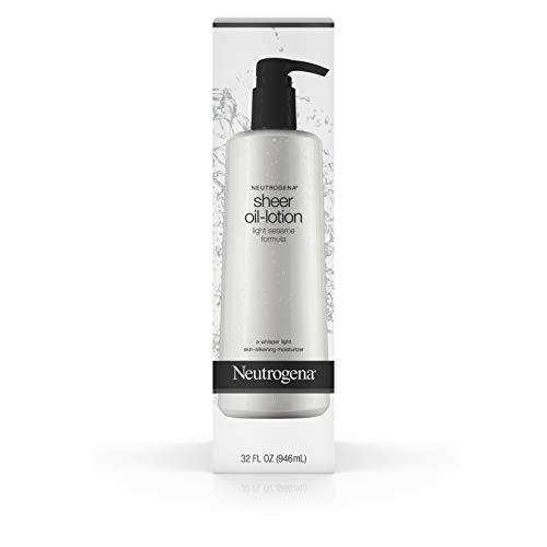 Neutrogena Moisturizing Sheer Body Oil-Lotion, Lightweight & Fast...