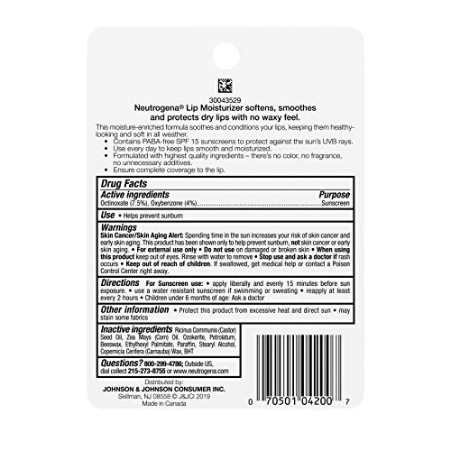 Neutrogena Norwegian Formula Nourishing Lip Moisturizer with SPF ...