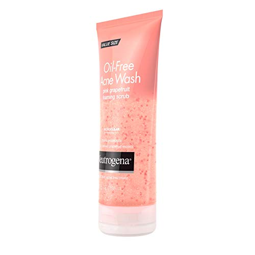 Neutrogena Oil Free Pink Grapefruit Acne Face Wash with Vitamin C...