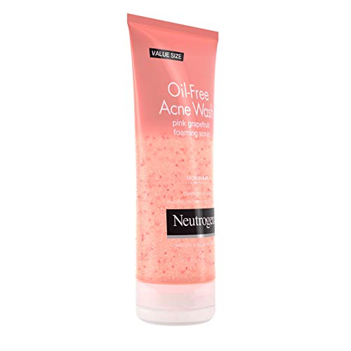 Neutrogena Oil Free Pink Grapefruit Acne Face Wash with Vitamin C...