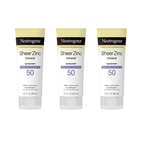 Neutrogena Sheer Zinc Oxide Dry-Touch Mineral Sunscreen Lotion, B...